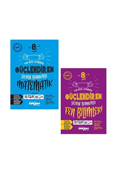 Ankara Yayıncılık Yayınları 8. Sınıf Matematik ve Fen Bilimleri Güçlendiren S...