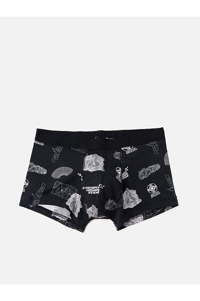 Colin's Men's Black Underwear - Printed