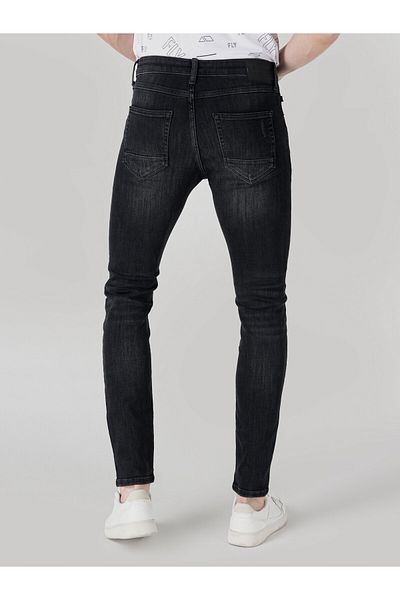 Colin's 041 Pantaloni de jeans pentru bărbați, negri, slim, cu talie joasă, slim fit
