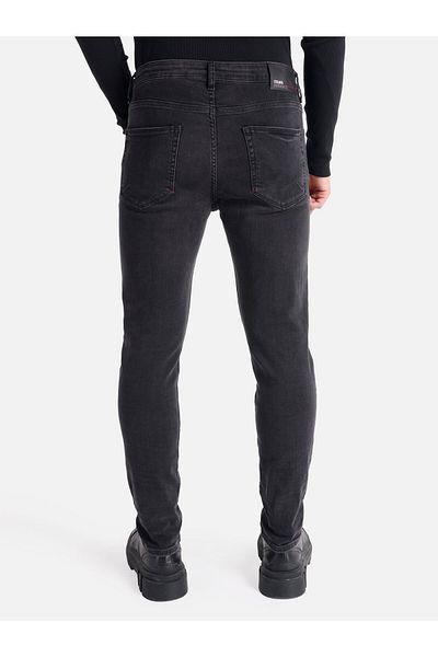 Colin's Мъжки панталон Ryan 035 Черен - Висока талия, Супер Slim Fit, Тесен крачол