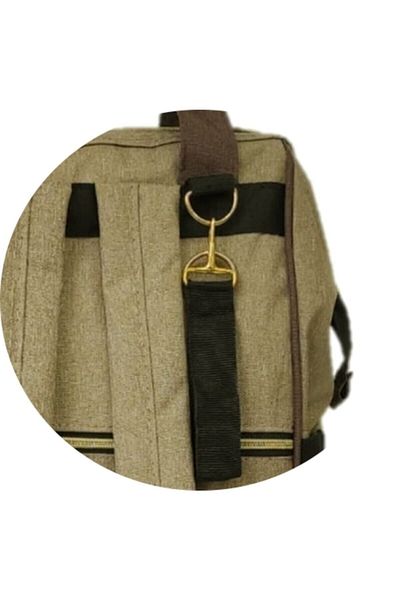 USF Baby Care Bag Luxury Mother Baby Care Backpack Tree Bird Pattern Beige Patterned