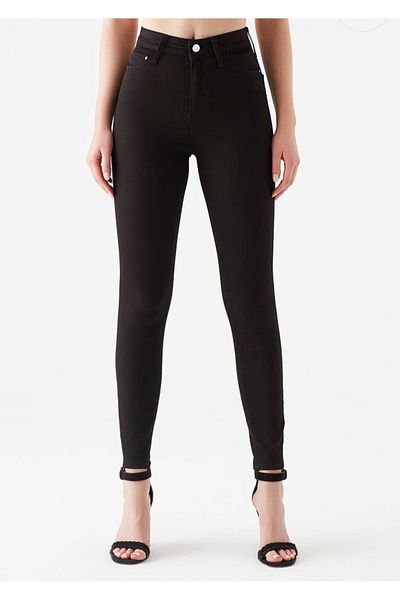 ButikDina Colorless Black Super Skinny Jeans (Slim Leg)