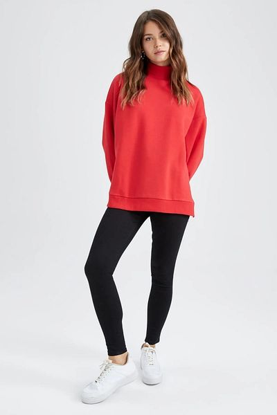ButikDina Lavinya Women's Non-Fading High Waist Lycra Combining Skinny Jeans Trousers