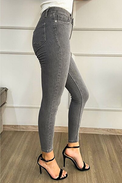 ButikDina Venice Fadeless Denim Trousers Slim-Fitting Skinny Leg Jeans