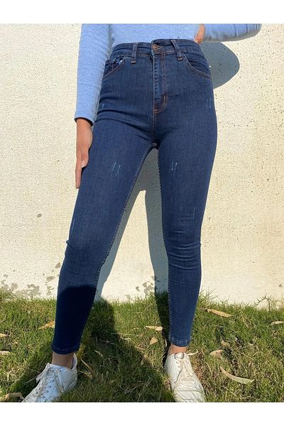 ButikDina Blog High Waist Lycra Stretching Trousers Slim Fit - Extra Fitting