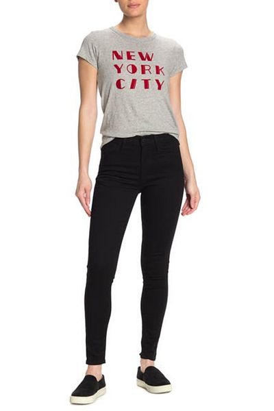 ButikDina Black Skinny Jeans Denim Trousers (Tight Leg)