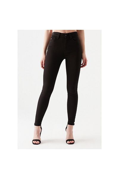ButikDina Black Extra Skinny Jeans (COAL BLACK)