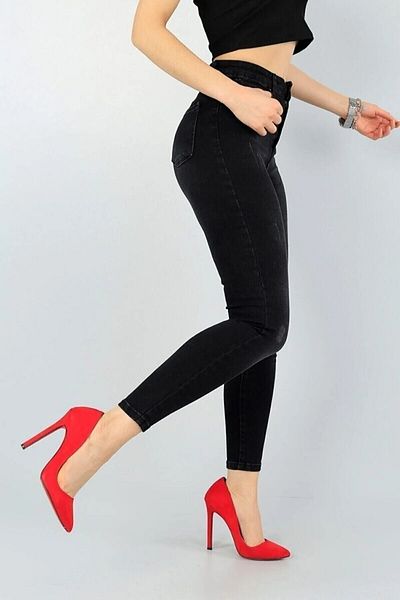 ButikDina Blog High Waist Lycra Stretching Trousers Slim Fit - Extra Fitting