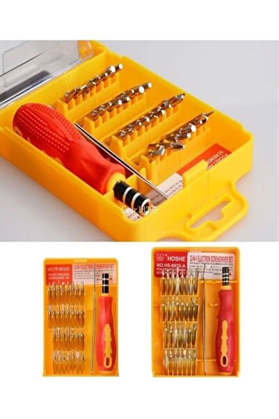 mrtbilisim 32 Parça Mini Tornavida Seti Tamir Takımı Kutulu Saatçi Tornavida Seti Telefoncu Tornavida