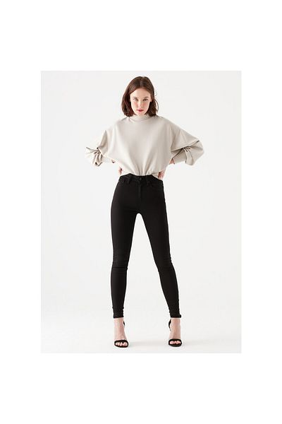 ButikDina Colorless Black Super Skinny Jeans (Tight Fit)