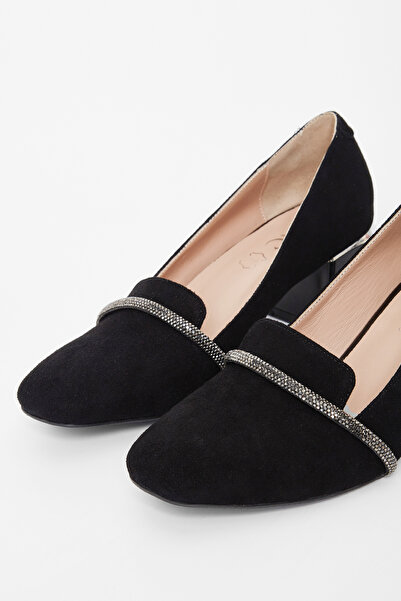 Tamer Tanca Kadın Hakiki Deri Topuklu Ayakkabı 923 788 Bn Ayk Sk23/24