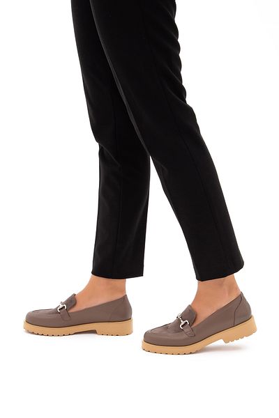 Tamer Tanca Women's Genuine Leather Loafer Shoes 33 33741 Bn Ayk Sk22/23