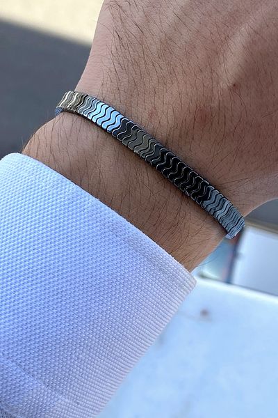 TAKIPORT Lux Steel Men's Bracelet