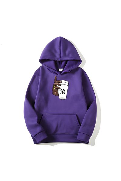MAGORS Μαύρο φούτερ Svart Wear NY Cup με στάμπα