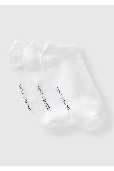 United Colors of Benetton Комплект от 3 бели унисекс чорапи с ботуши