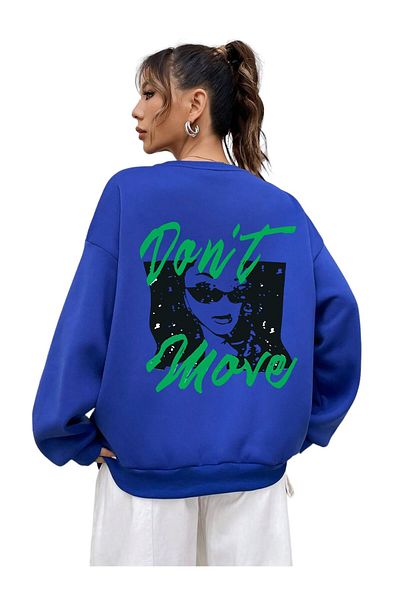 BENROMA Φούτερ Unisex με στάμπα DONT MORE