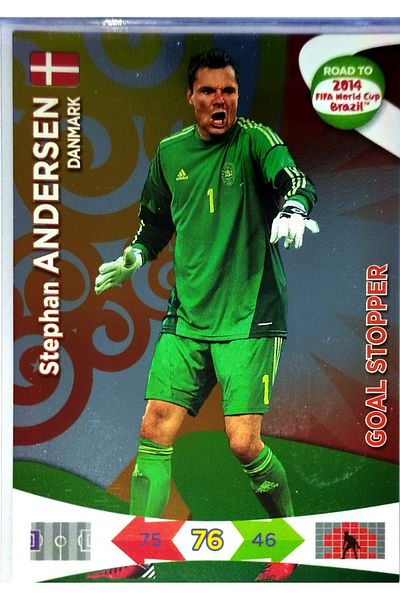 Panini STEPHAN ANDERSEN GOAL STOPPER ROAD TO BRASIL