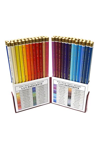 Koh-i Noor Retro Koh-I-Noor Polycolor 48 Color Pen Set 3826
