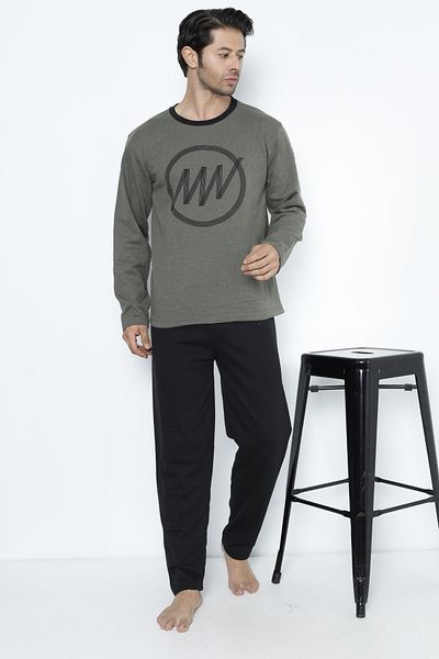 Ayans Pijama Two Thread (Thick) Men's Pajama Set