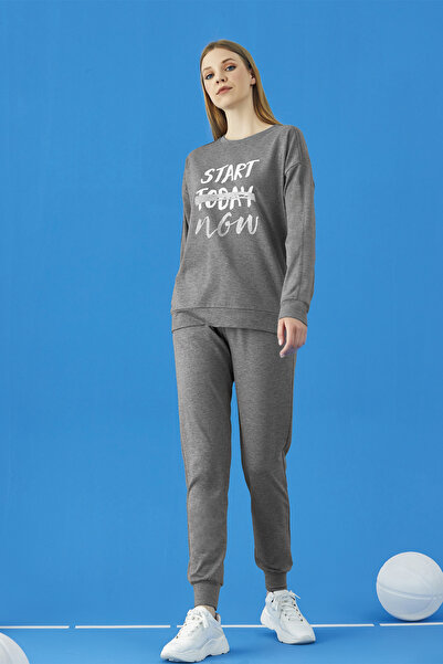 GİZZEY 20836 PRINTED PANTS SET