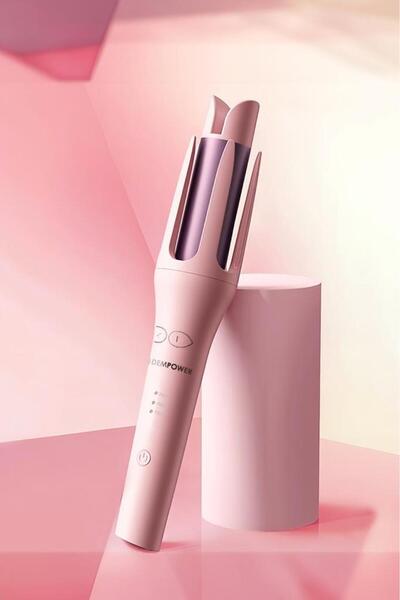 DEMPOWER DP-214 Otomatik Dönebilen Bukle Makinesi Pembe