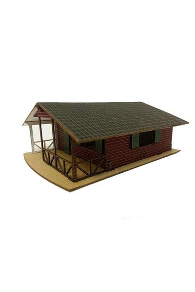 GVN ART Model 172 Scale House Patio Mountain House