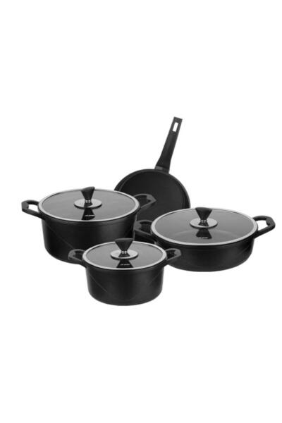 Aryıldız Granit Tencere Seti 7 Parça Parma