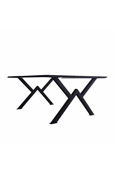 A NEW START Metal Ayak Masa Ayağı Ahşap Kütük Masif Orta Zigon Sehpa Bench Ba...