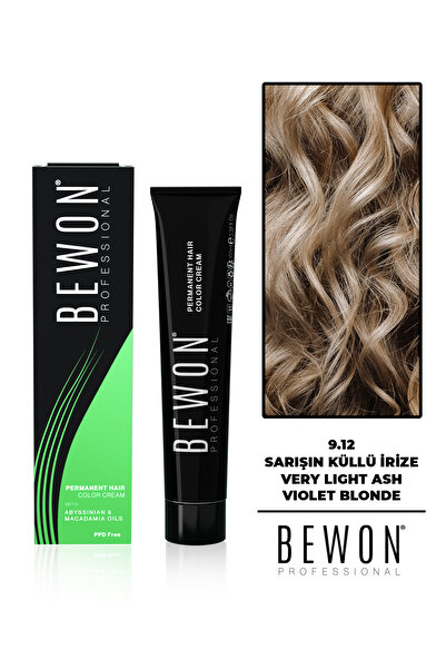 BEWON Saç Boyası - Sarışın Küllü İrize 9.12