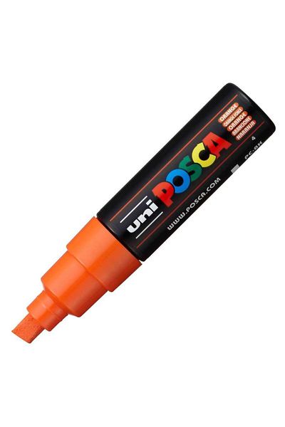 Uni Orange Posca Painting Marker 8.0 mm Pc-8K
