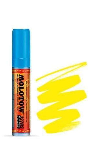 Molotow 327hs One4all Side Cut Point Acrylic Marker Pen 4-8 Mm Zinc Yellow 006