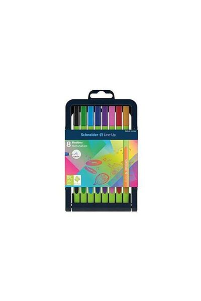 SCHNEIDER Fineliner Lineup Set of 8 0.4 Mm Nsct843