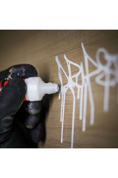 Molotow 862Ds Dripstick - Permanent Paint Rollerball, 3 mm Tip, 30 ml Signal White