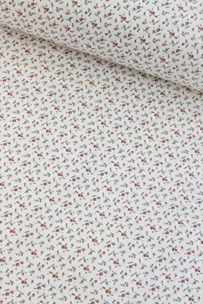 CAMELIA Pembe Çıtır Çiçekler Nevresimlik Poplin Kumaş