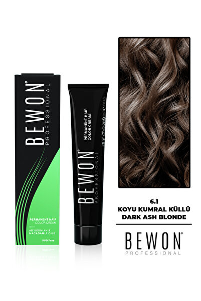 BEWON Saç Boyası - Koyu Kumral Küllü 6.1