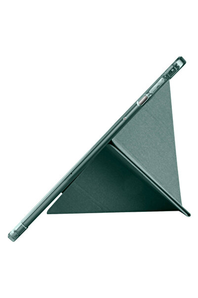 m.tk moveteck Honor Pad X9 11.5 inç Kılıf Kalem Bölmeli Tri Folding Üçgen Standlı Akıllı Silikon Kapak Uyku Modlu