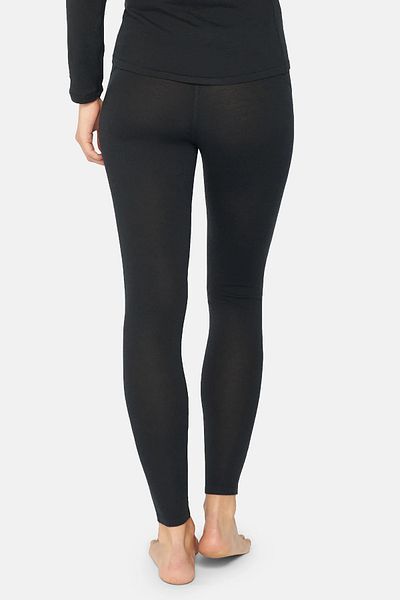 Tutku Women's Black Thermal Underwear Leggings 2 Pieces