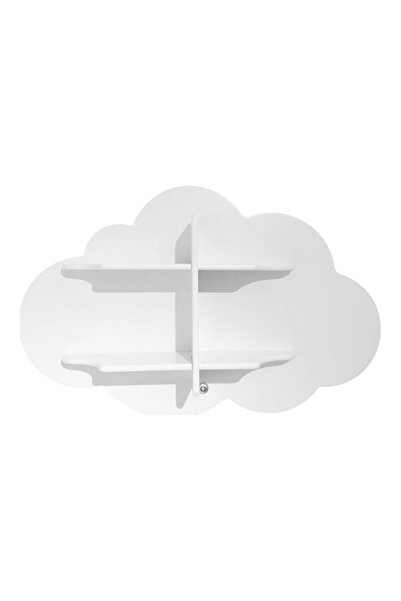 Meltem Smart Beyaz Bulut Ledli Duvar Rafı