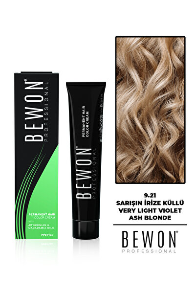 BEWON Saç Boyası - Sarışın İrize Küllü 9.21