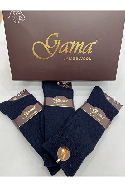 Gama Çorap 3 Pieces of Genuine Lamb Wool Thick Winter Men's Socks