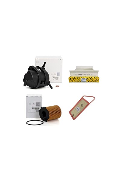 PSA Peugeot Bipper 1.4 Hdi Filtre Bakım Seti Orijinal PSA 4lü