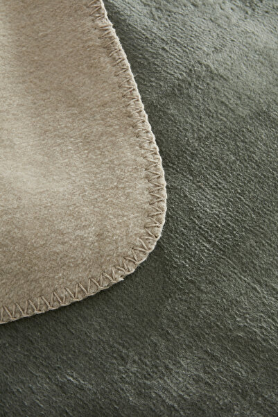 Karaca Home Saye, Blanket, Double, Green Beige