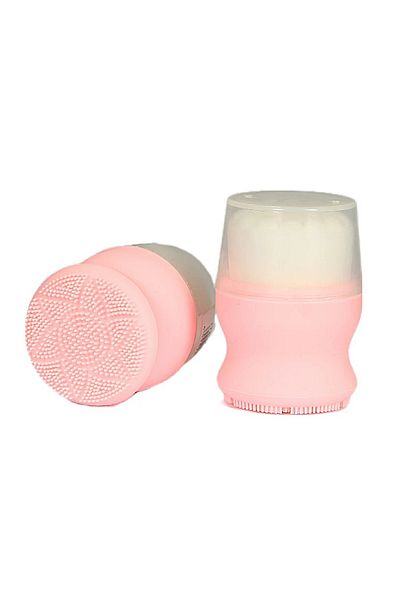 Nofella 3-Piece Care Set - Handle-Free Facial Cleansing and Peeling Brush, Mask Peeling and Applying Apparatus