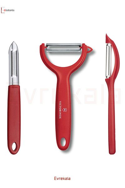 Victorinox Evrekala Shop Peeler Peeler Set Victorinox 3-Piece Peeling and Peeler Set - بائع معتمد Evrekala - جديد