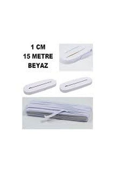 mrtbilisim Rubber Hard Soft Laundry Johns Skirt Waist Leg Baby Rubber Flat Soft 1 Cm White 15 Meters From Stock