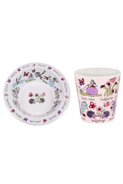 Tyrrell Katz Melamine Food Bowl and Training Cup // SECRET GARDEN