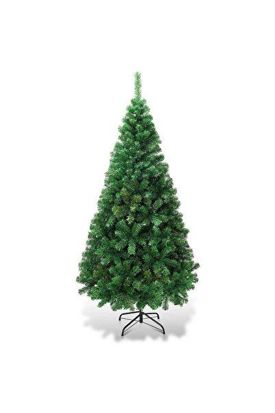 T.Concept Yılbaşı Çam Ağacı 240 Cm Boy, 1000 Dal, Noel Yılbaşı Dekorasyonu, Metal Ayaklı, Kutulu