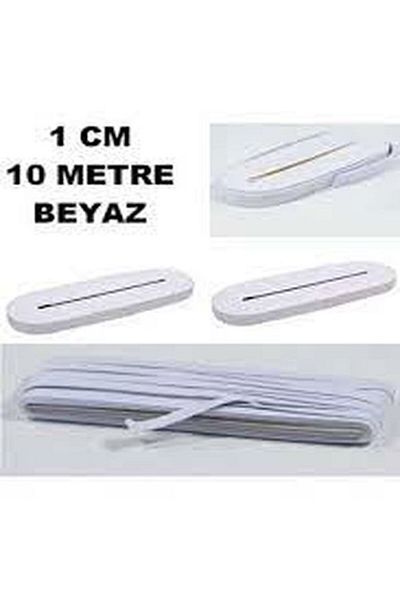 mrtbilisim Rubber Hard Soft Laundry Johns Skirt Waist Leg Baby Rubber Flat Soft 1 Cm White 10 Meters From Stock