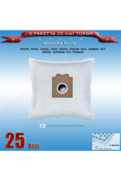 Vestel Tivio- Targa- Vivo- Vinto- Vision- Eco- Airbox- Dct Serisi Süpürge Toz...