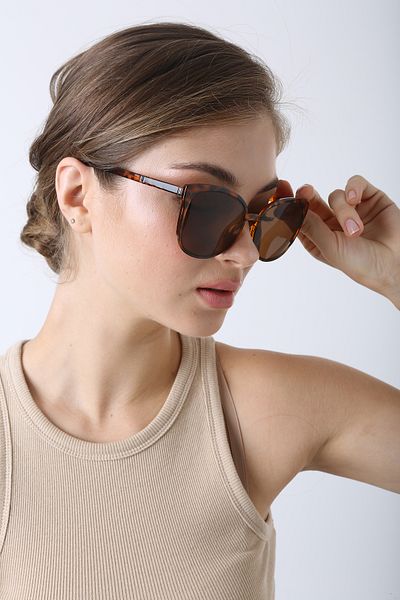 ModaLand Eleta New UV400 Leopard Sunglasses